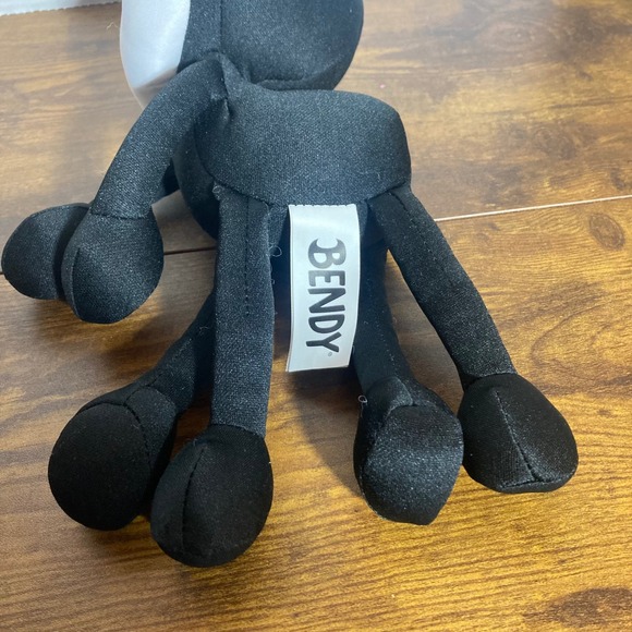 Jakks Pacific Bendy and the Dark Revival Spider Plush Black White Stuffed Toy - Picture 3 of 7